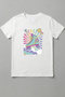 Printed Short Sleeve T-Shirt for Girls B18 - 3