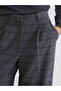 Xside Anthracite Striped Wide Leg Women's Trousers S6L961Z8 - 3