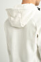 Plenty Jr Pro Full Length Zippered Lightweight Wool Men's Hooded Sweatshirt White - 5