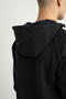 Plenty Jr Pro Full-Length Zippered Lightweight Wool Men's Hooded Sweatshirt Navy Blue - 6