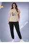 Girls'/Boys' Wide-Fit T-Shirt and Sweatpants Butterfly Daisy Printed Set
