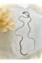 Silver Italian Chain Steel Necklace - 3