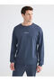 Mg Trend'En Navy Blue Standard Fit Men's Printed Pajama Set - 2