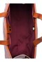 Women Croco Faux Leather Hand Bag in Brown - 7