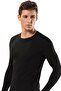 Men's Cotton O-Neck Long Sleeve 6 Pack Slim Fit T-Shirt Undershirt 1123