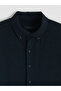 Giyçık Store Den Navy Blue Regular Fit Men's Shirt - 6