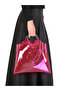 Women Fuchsia Premium tote bag with round handles - 3