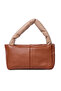 Women Tan Faux Leather Baguette Bag - 3