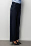 Wide Leg Trousers with Metal Accessories 4010 - 4