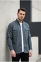 Men's Slim Fit Skinny Fit Denim Shirt - 3