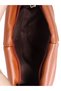 Women Tan Faux Leather Baguette Bag - 5