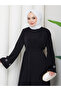 Women's Embroidered Detailled Double Birthday Dress with Sleeves, Two Pieces - 6