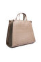 Women Croco Faux Leather Hand Bag in Khaki - 4
