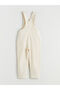 Beige Gabardine Boy's Salopet - 4