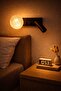 Samsung Led Modern Living Room Bedroom Entrance Hotel Table Sconce Lighting Black Daylight with On-Off Button - 2