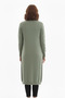 Women's Green Long Knitwear Cardigan - 6