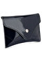 Women Black Patent Envelop Fanny Pack
