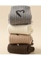 5 Pairs of College Socks with Heart Pattern in Stylish Colors & Breathable Stretchy Texture - 6