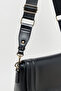 Women's Black Solid Crossbody Bag - 3