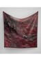 Batik Houndstooth Pattern Sparkling Crystal Scarf - 3