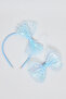 Girl's Blue Hairband & Hairclip Set