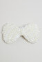 Women's Cream Embellished Hairclip