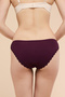 Women's Brown 3 Pack Ribbed Bikini Briefs - 3