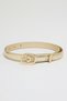 Women's Silver–colored 2 Pack Textured Belts - 3