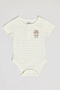 Boy's Multicolor 3 Pack Printed Bodysuits - 3