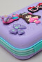Girl's Purple 3D Detail Printed Sling Bag - 3