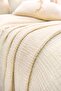 100% Muslin Bed Cover – 4-Layer Lightweight Breathable Blanket, All Seasons (Ivory, 230x240cm) - 2