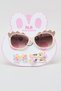 Girl's Beige Hair Accessories & Sunglasses Set - 4
