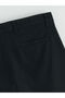 Black Slim Fit Gabardine Men's Trousers - 2