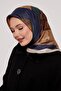 وشاح كريستالي لامع بنمط مخطط كلاسيكي