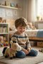 Soft Premium Fabric Plush Horse with Sound - 25 cm Sleeping and Playmate Horse with Sound - 2