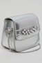 Girl's Silver–colored Embellished Sling Bag - 2