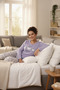 Purple Long Sleeve Women's Pajama Set - 3