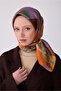 Multi-Colored Object Pattern 100% Twill Silk Scarf 4300 - 82 - 2