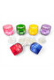 Colorful Crystal Glass Stemmed Cup Set of 6 - 4