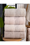 Buldan Production Dowry Luxury Jacquard Flora 4-Piece Hand/Face Towel I 50X90 - 2