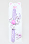 Girl's Purple Hair Accessories & Slap Bracelet Set - 5