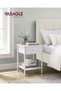 Bedside table White 40x40x55 cm - 2