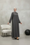 Nobility & Elegance Stone Embellished Special Series Classic Long Robe - 6