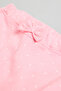 Girl's Cream Printed Clothing Set with Headband - 6