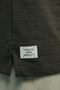 Boy's Green Textured T-Shirt with Henley Neck and Short Sleeves - 5