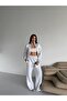 WOMEN'S STAND COLLAR 3-THREAD SHARDON TRACKSUIT WITH STRIPED DETAILS SGT1006 - 2