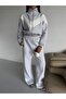 WOMEN'S STAND COLLAR 3-THREAD SHARDON TRACKSUIT WITH STRIPED DETAILS SGT1006 - 4