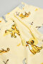 Boy's Beige Lion King Print Clothing Set - 4