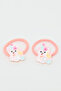 Girl's Pink Hair Accessories & Slap Bracelet Set - 3