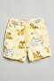 Boy's Beige Lion King Print Clothing Set - 2